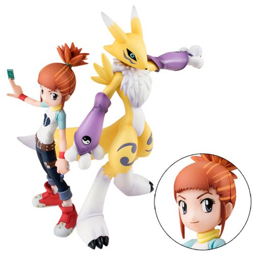 Digimon Tamers Renamon and Ruki Makino G.E.M. Statue
